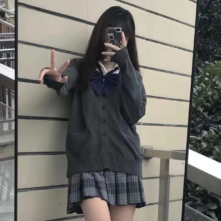 5色・全8サイズ! スクールセーター 制服 カーディガン スクール