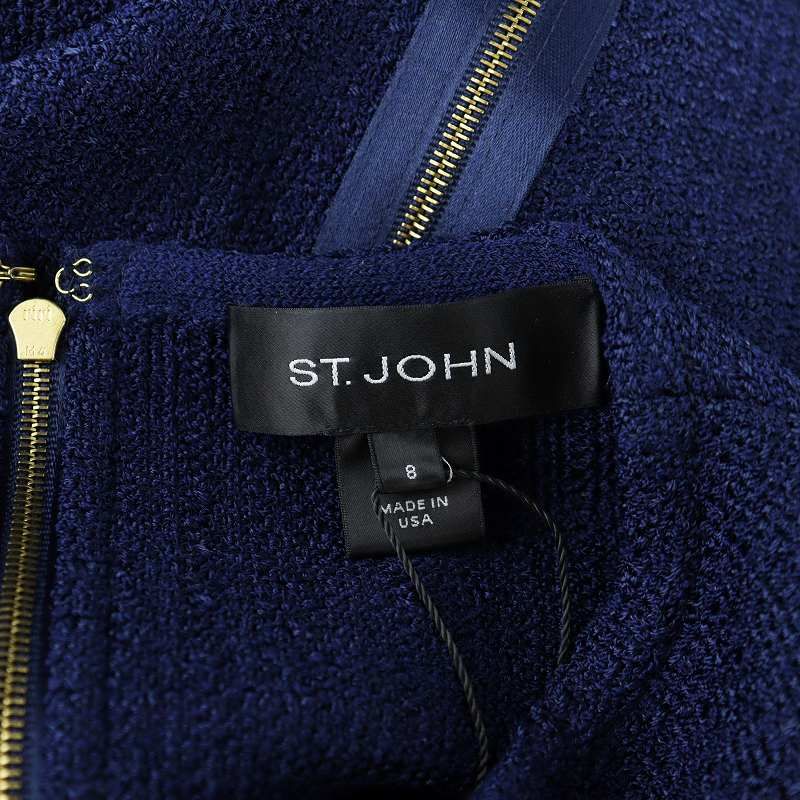 セントジョン ST.JOHN ミドルワンピース タグ付き ノースリーブ
