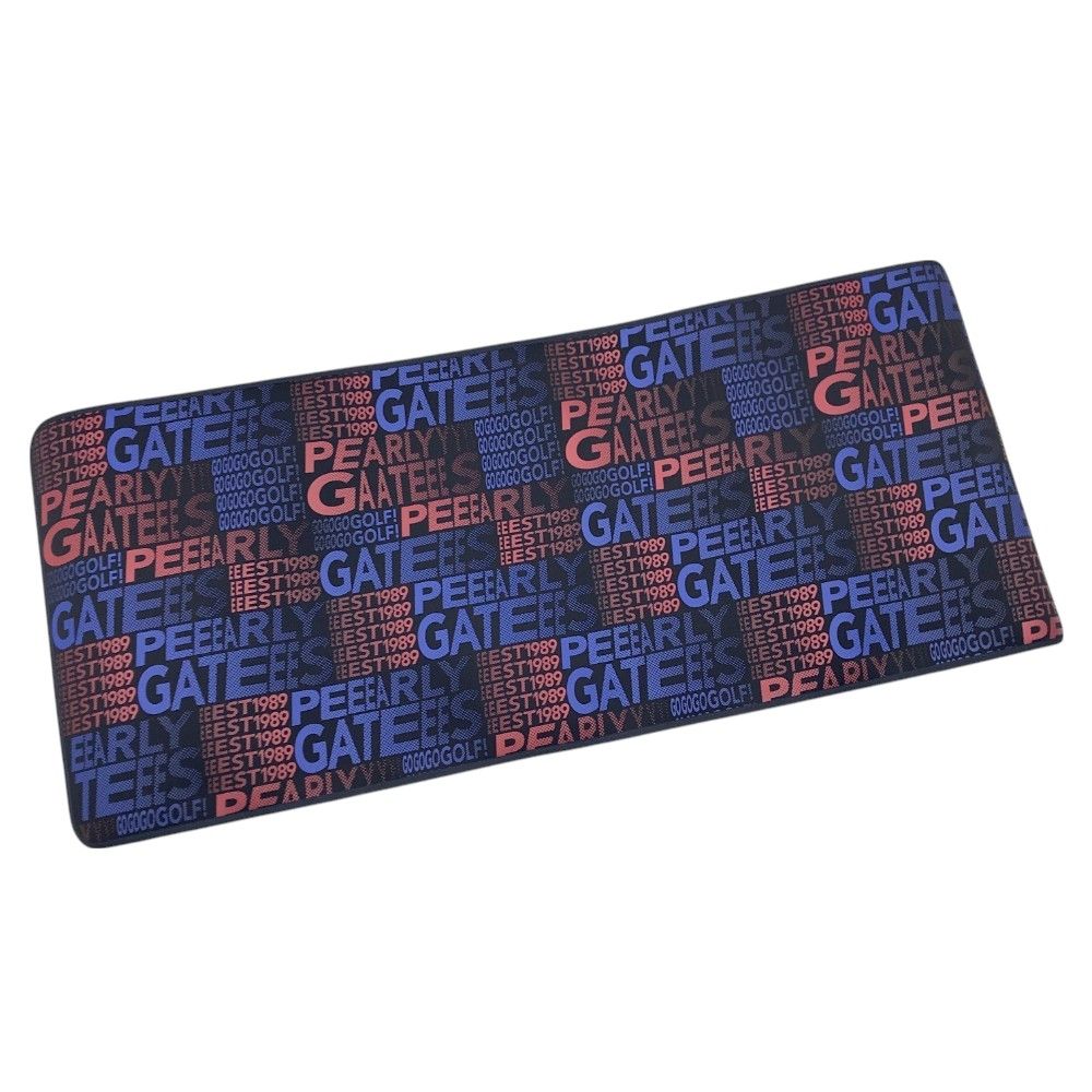 PEARLY GATES パーリーゲイツ  ノベルティ カートシートマット 総柄 ネイビー系  [240101471861] ゴルフウェア ストスト