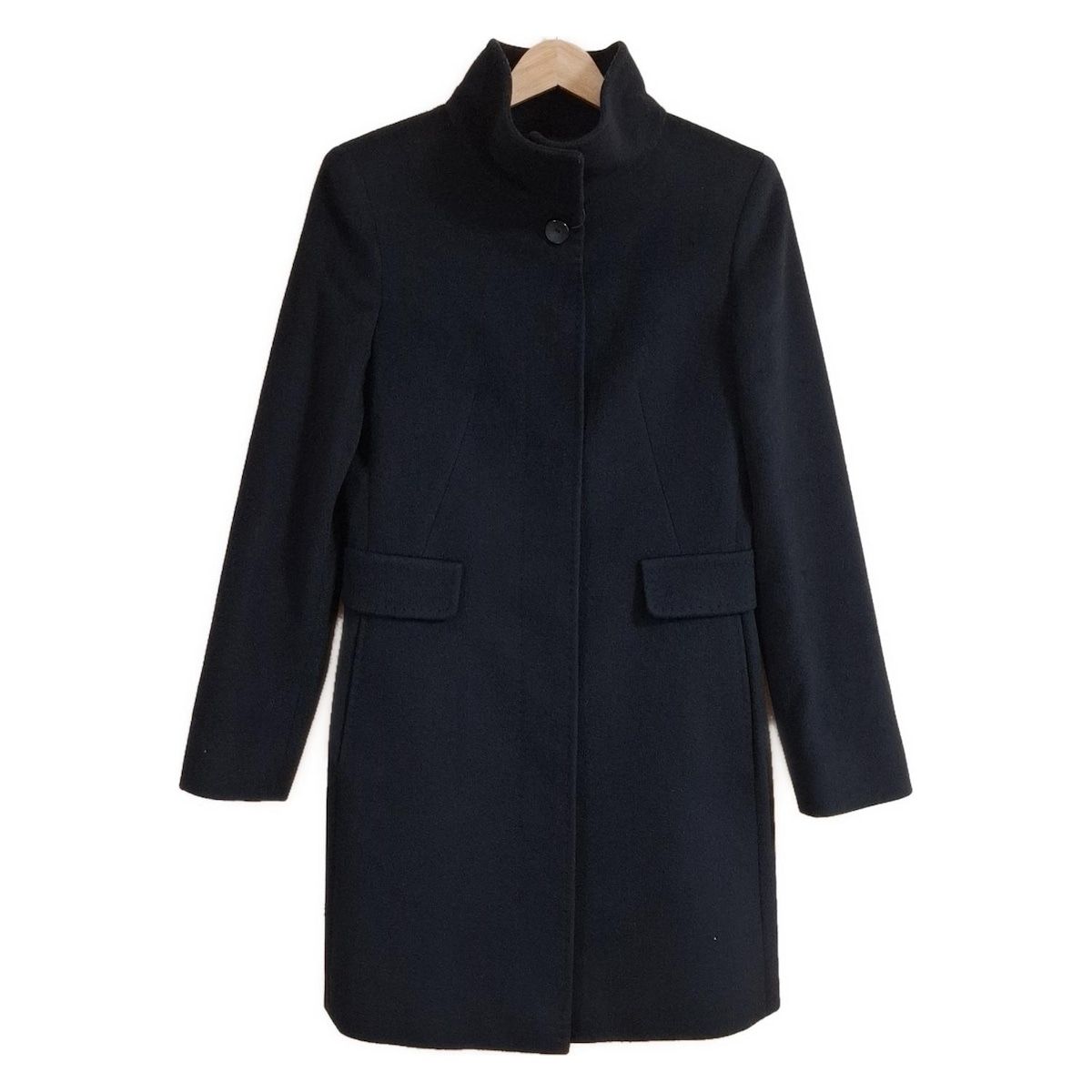 Max Mara STUDIO マックスマーラスタジオ コート サイズ36 J レディース - 黒 長袖 秋 冬