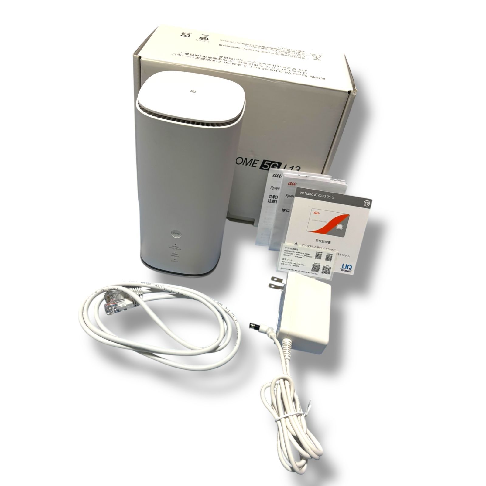 Speed Wi-Fi HOME 5G L13 ZTR02 ホワイト Speed Wi-Fi HOME 5G L13 新品未使用