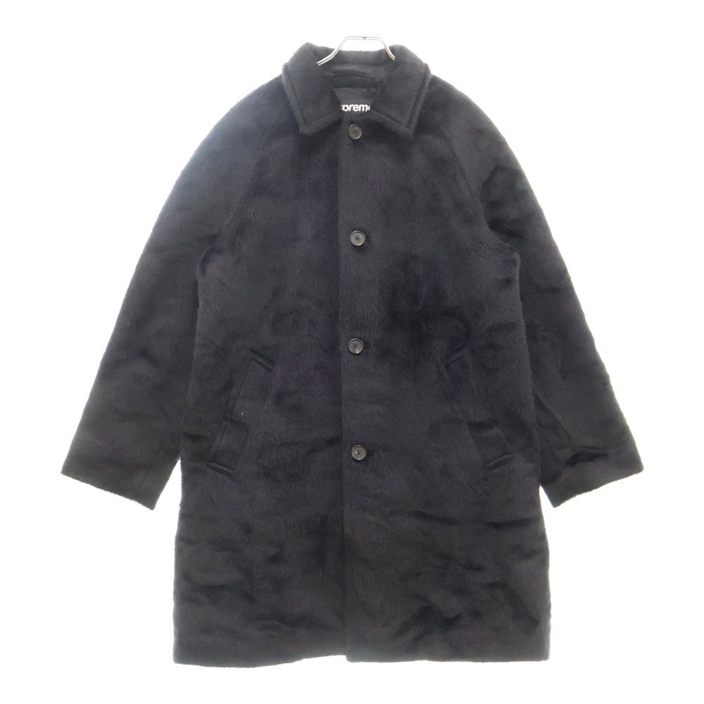 21AW Supreme シュプリーム Alpaca Overcoat ブラック SUPREME (シュプリーム) 21AW Alpaca Overcoat アルパカ ファー