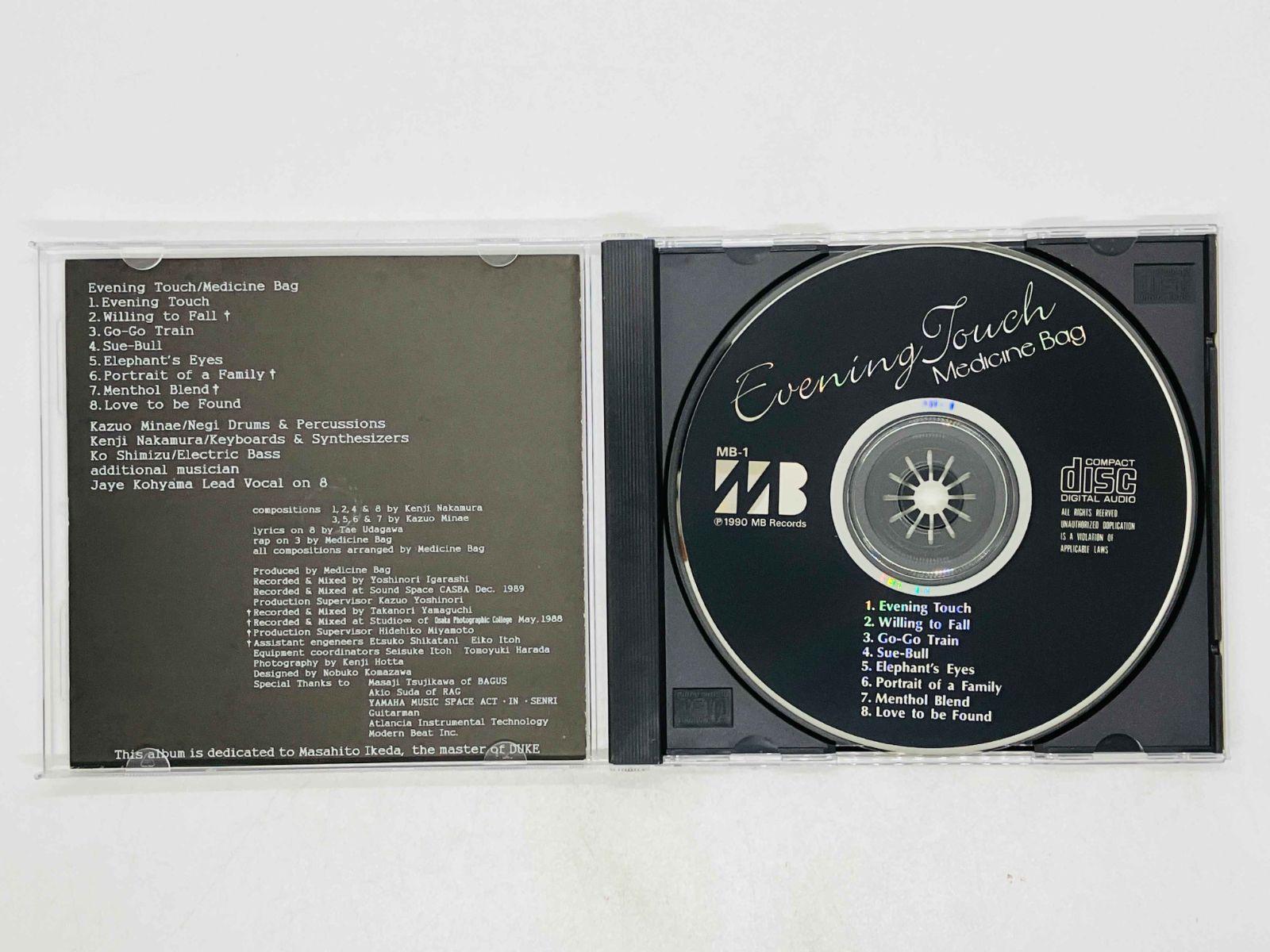 CD Evening Touch / Medicine Bag / Willing to Fall , Go-Go