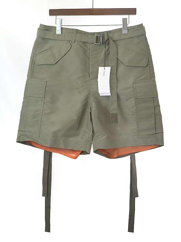 sacai サカイ 24SS ナイロンミリタリーショートパンツ 24-03322M