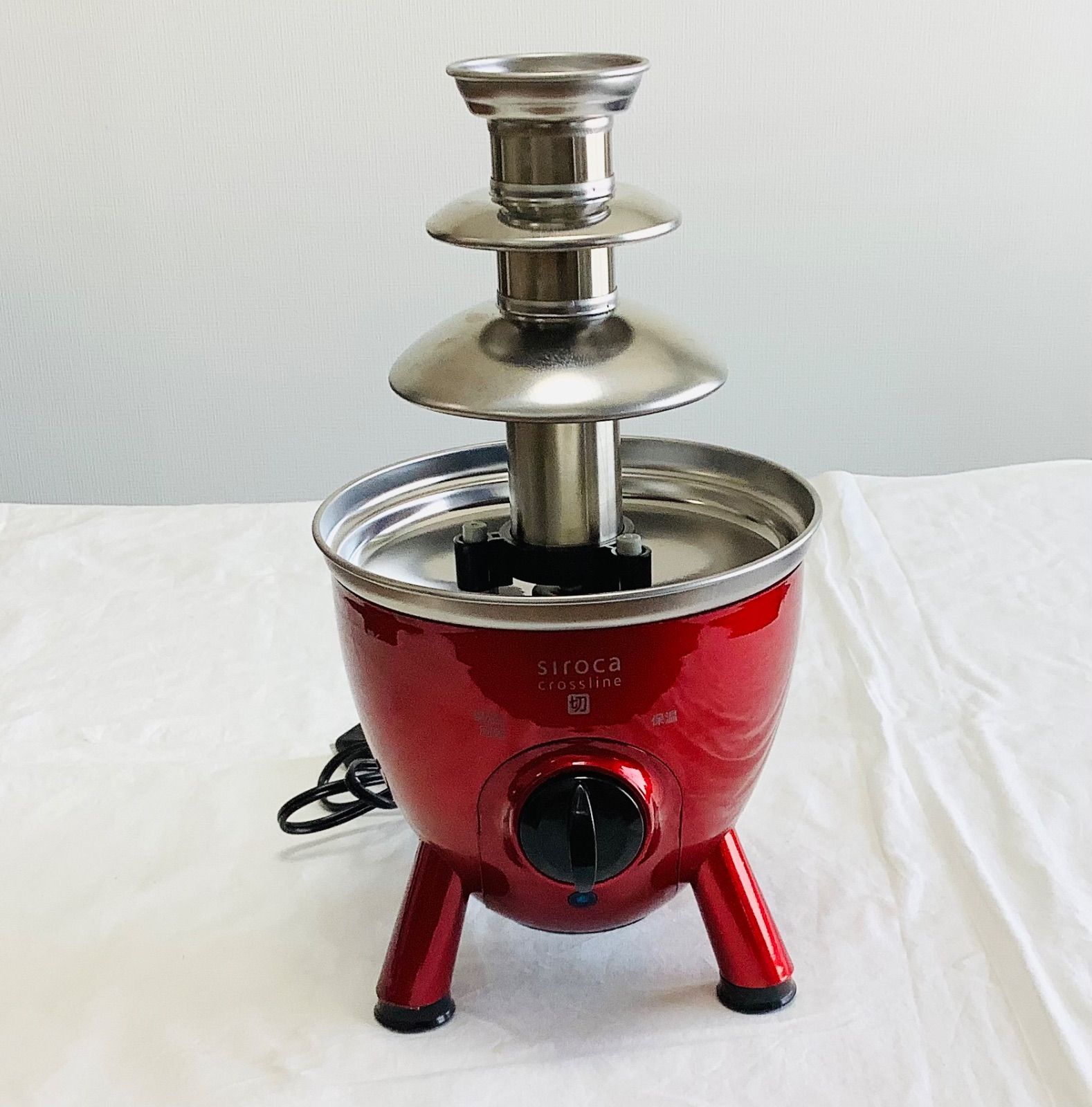 新古品】 siroca チョコレートファウンテン SCT-133（商品番号