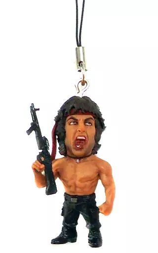 中古】ストラップ(男性) ランボー怒りの脱出(機関銃/叫び