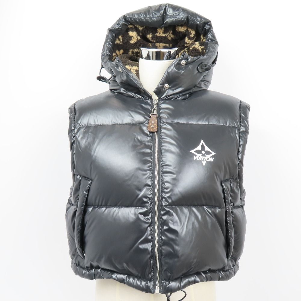 LOUIS VUITTON ルイヴィトン ダウンベスト フード付き LOUIS VUITTON ルイヴィトン 19AW モノグラムボーイフッドパ