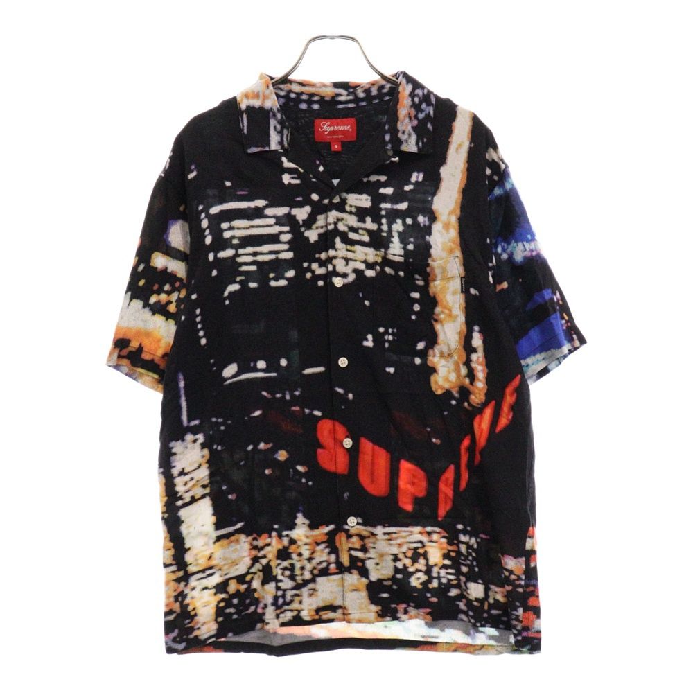 【希少モデル】シュプリーム半袖 レーヨン City lights SUPREME (シュプリーム) 20SS city lights rayon shirt シティー