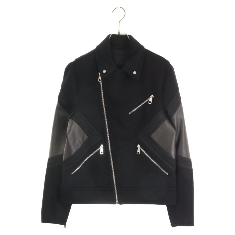 Neil NEIL BARRETT◇ダブルライダースジャケット/-/-/BLK Barrett