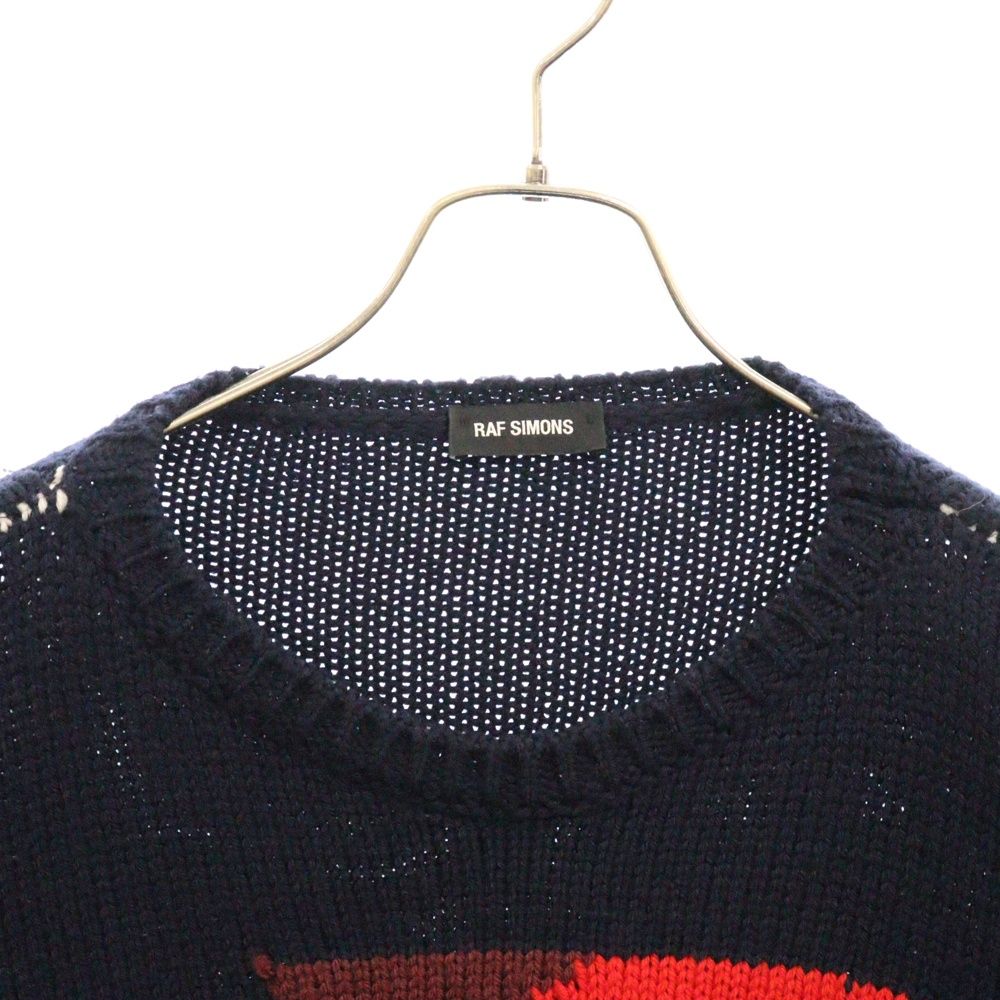 RAF SIMONS (ラフシモンズ) 19AW CROPPED OVERSIZED RS SWEATER