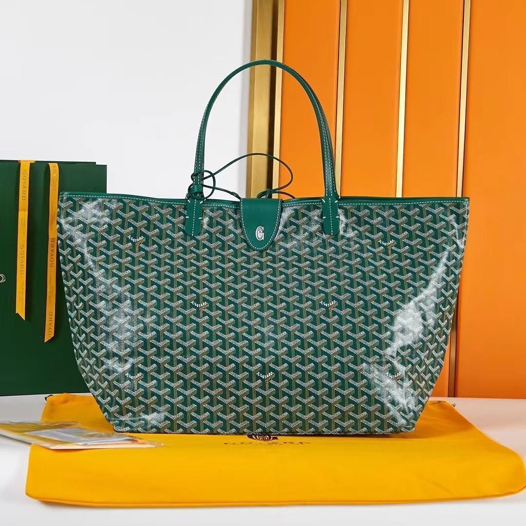 GOYARD ゴヤール サンルイPM トートバッグ グリーン 緑