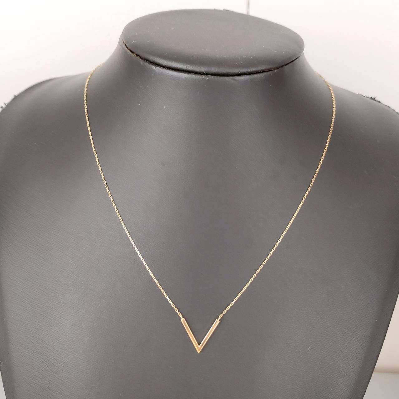 18金 K18 男女兼用 デザインネックレス 1.11g 41.5㎝ C952