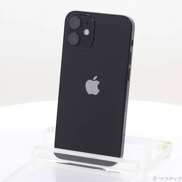 中古品〕 iPhone12 mini 64GB ブラック MGA03J／A SIMフリー198