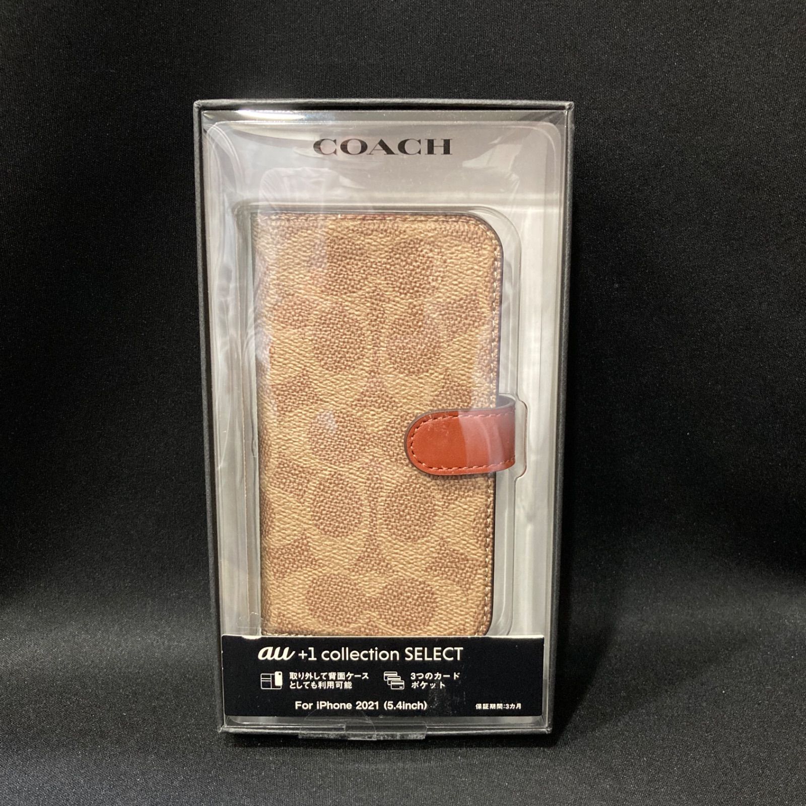 未開封　COACH 手帳型 iPhone 13mini用ケース 未使用品】COACH コーチ iphone13mini用ケース 手帳タイプ カバー 5.4