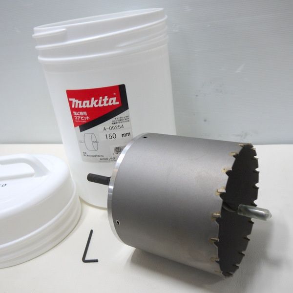 マキタ makita 塩ビ管用コアビット A-09254 150mm ♥ 塩ビ管の大口径の穴あけ≡DT6572