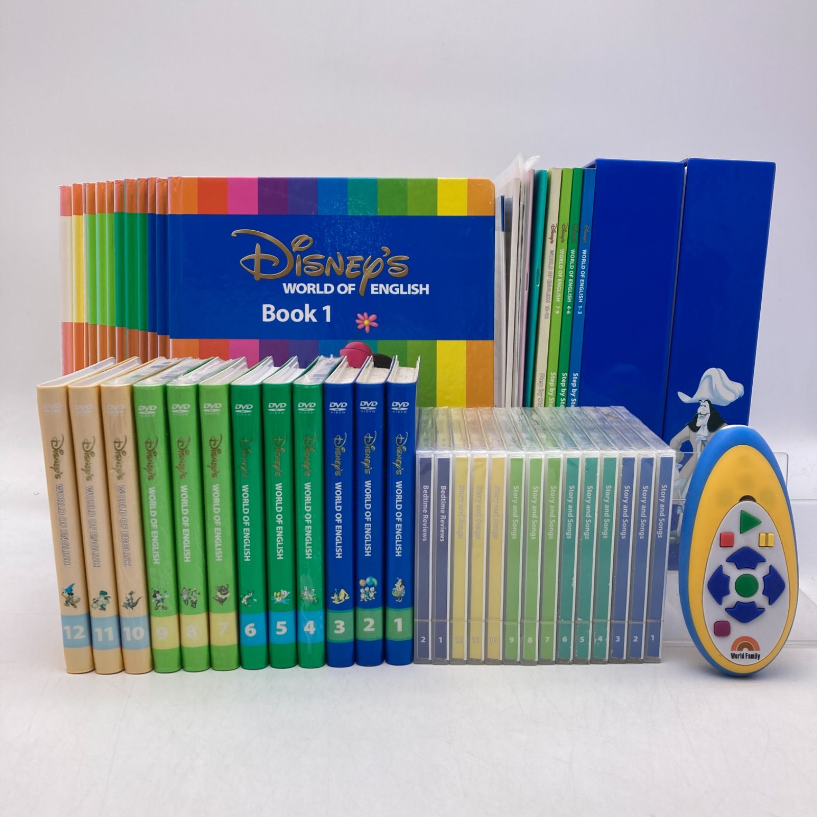 2020年 メインプログラム 最新版 ブルーレイ 絵本 DWE 500421 メインプログラム 絵本 CD DVD24枚 新子役 字幕あり ディズニー