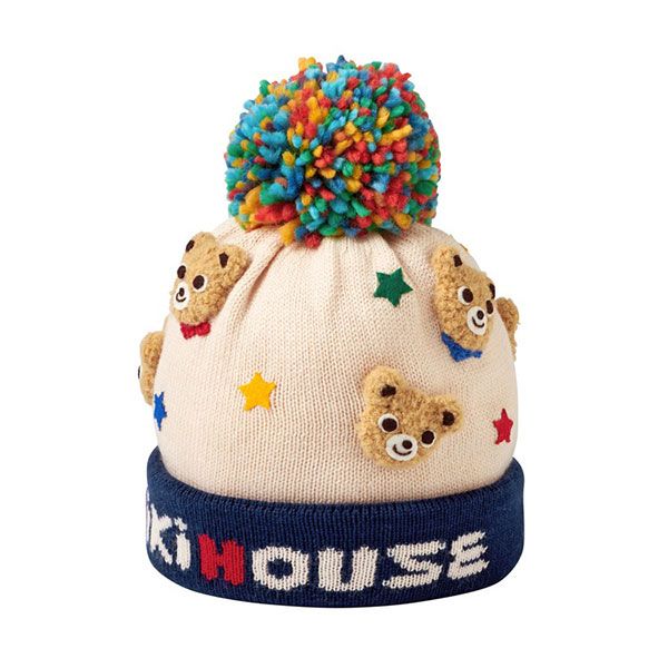 ミキハウス正規販売店|ミキハウス mikihouse フード フリー 紺 03