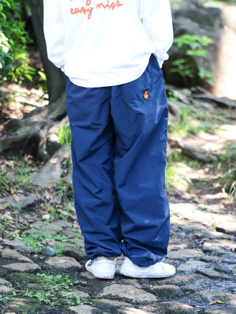 EAZY MISS Loose Nylon Pants Navy EASY MISS イージーミス トラックパンツ ナイロンパンツ - メルカリ