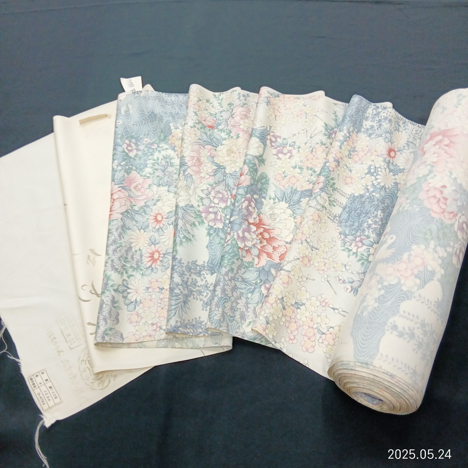 未仕立て 小紋反物 丹後ちりめん 13-1373 - メルカリ