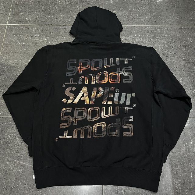 SAPEur×SPOWT サプール ナポレオンフーディー パーカー SIZE-XXL