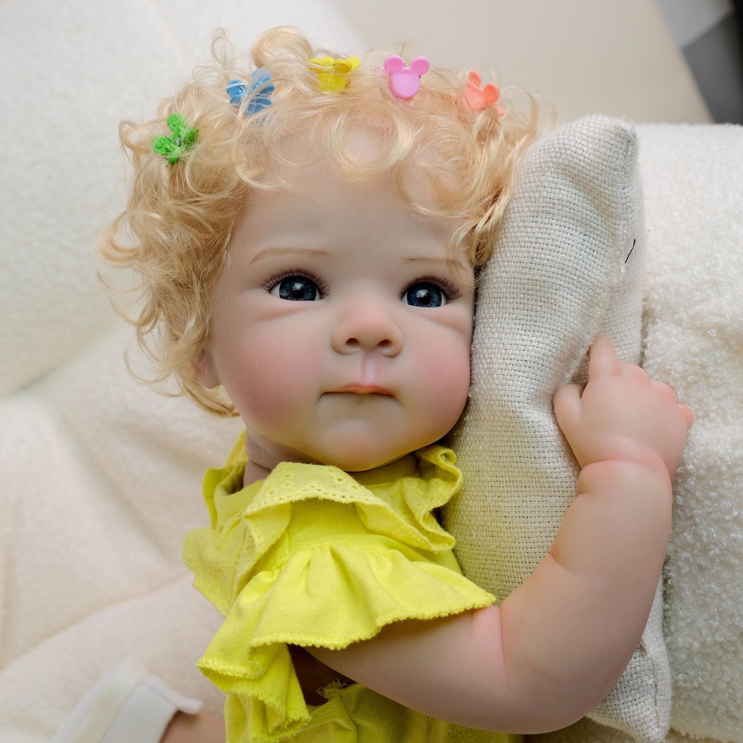 ♥ 赤ちゃん 人形 Reborn Doll 49cm 赤ちゃんリボーンドールデビュー フルシリコンドール ビニールリアル シリコンリボーンベビードールベビードール 赤ちゃん人形女の子プリンセス服手作りのクリスマスの誕生日プレゼント 贈り物