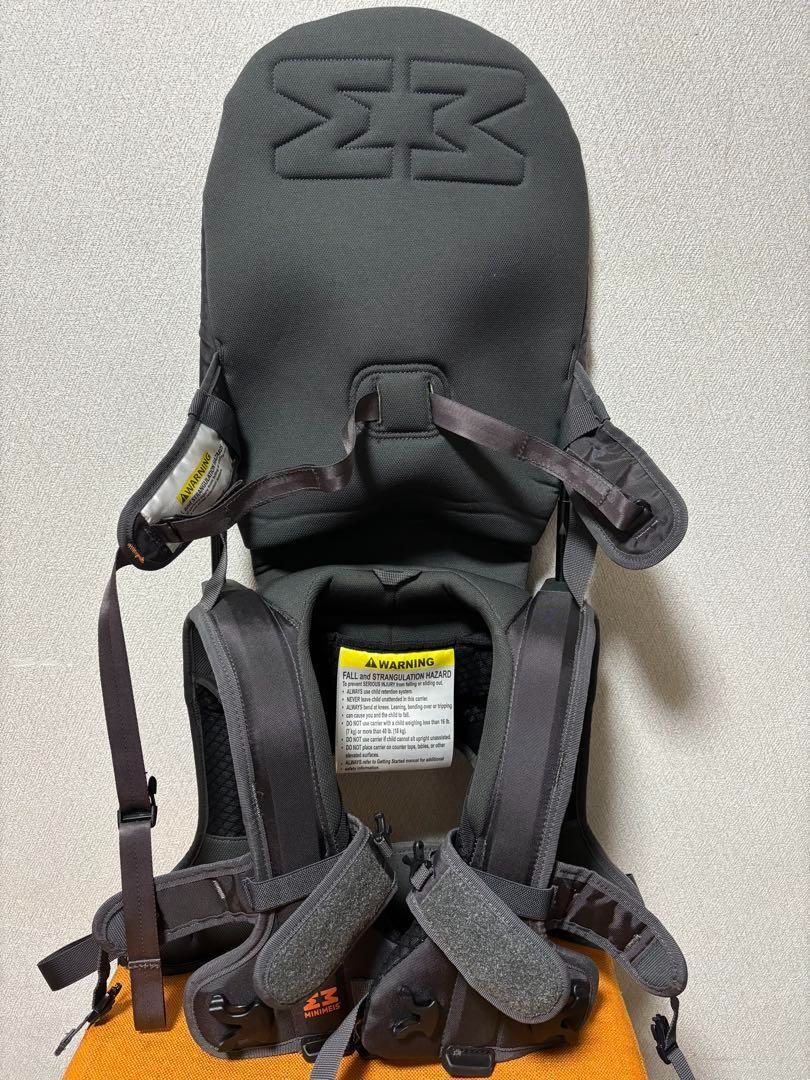 MINIMEIS G4 ベビーキャリア ダークグレー/ブラック MINIMEIS G4