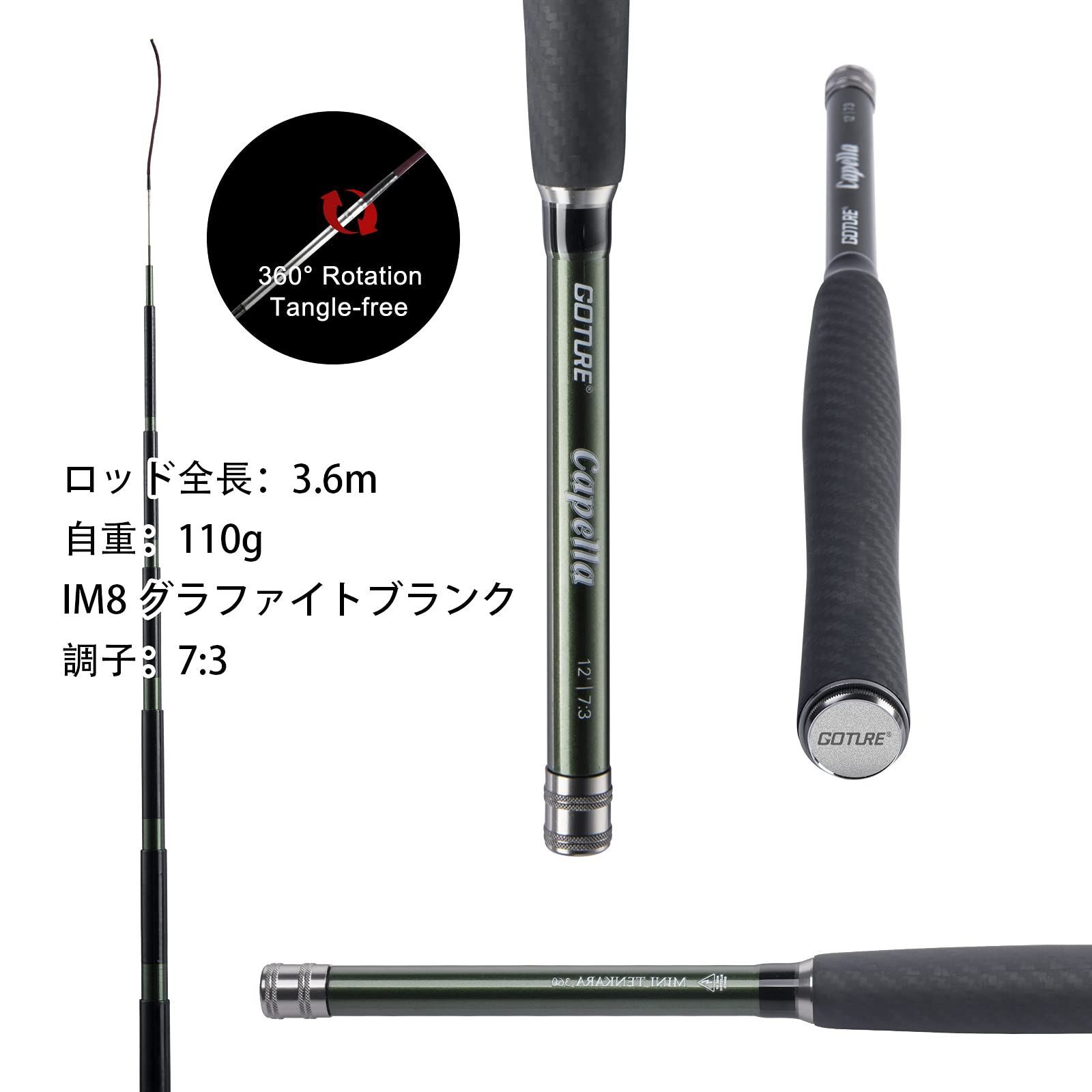 テンカラロッド　テンカラ竿　Parrmark Amazon.co.jp: テンカラロッド テンカラ竿 Parrmark IOFZVDFA