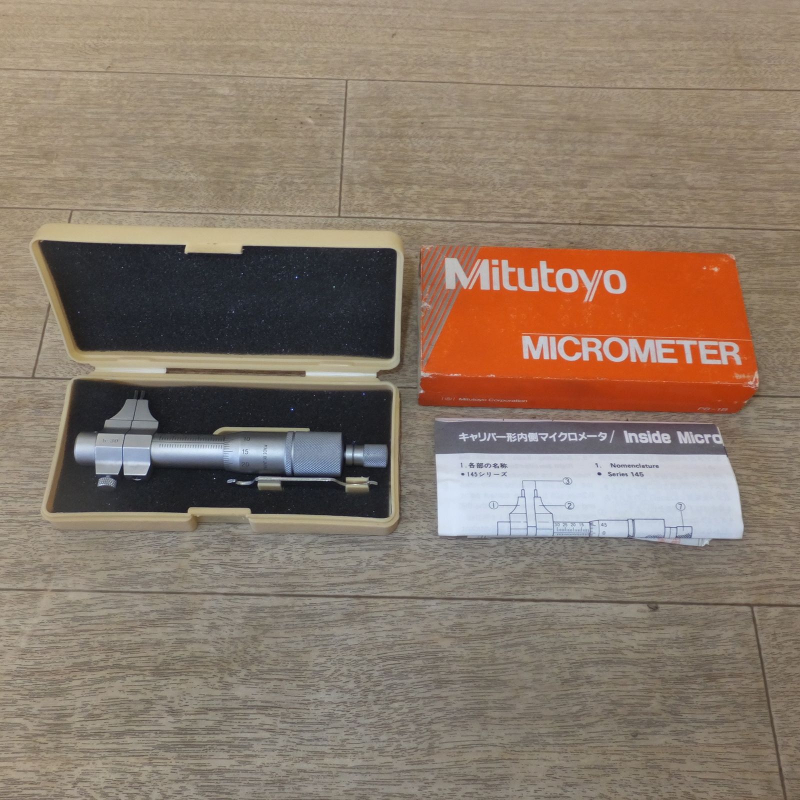 送料無料] ☆ミツトヨ Mitutoyo キャリパー形内側マイクロメータ 145 