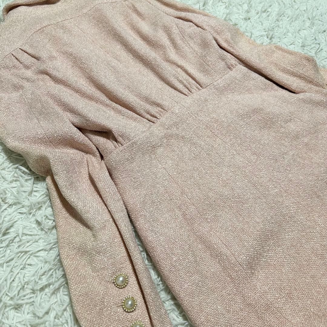 ツイードジャケット ピンク