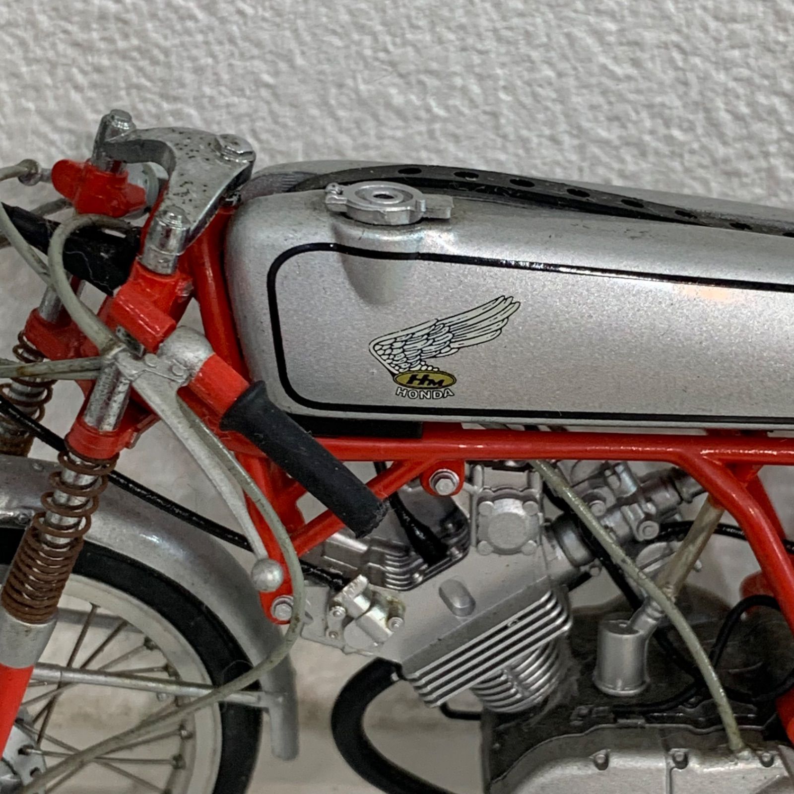 絶版 未展示 EBBRO エブロ 1 10 Honda CR110 CUB RACING 1962 RED ホンダ バイク カブ レーシング