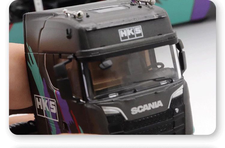 重いトラクターコンテナダブルデッキ輸送車両