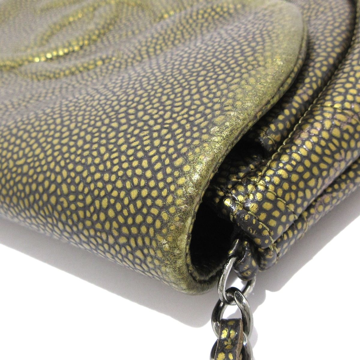 CHANEL(シャネル) 財布 ハーフムーン A40033 ゴールド チェーン  