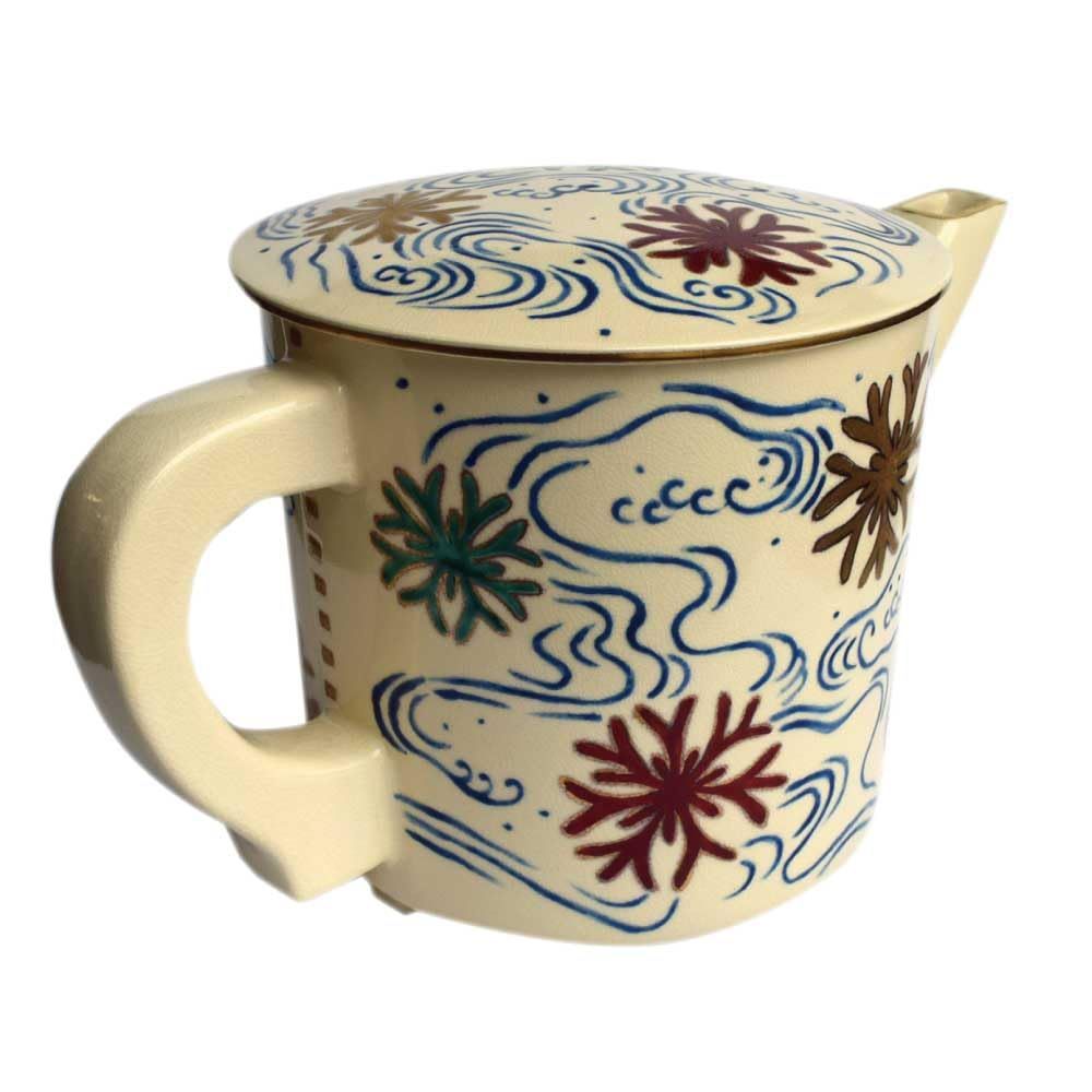 茶道具 片口水次 水次 水注 色絵 白 海松波 御室窯 - メルカリ