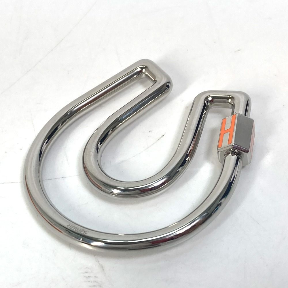 HERMES エルメス キーリング フェラ ア シュバル メタル シルバー