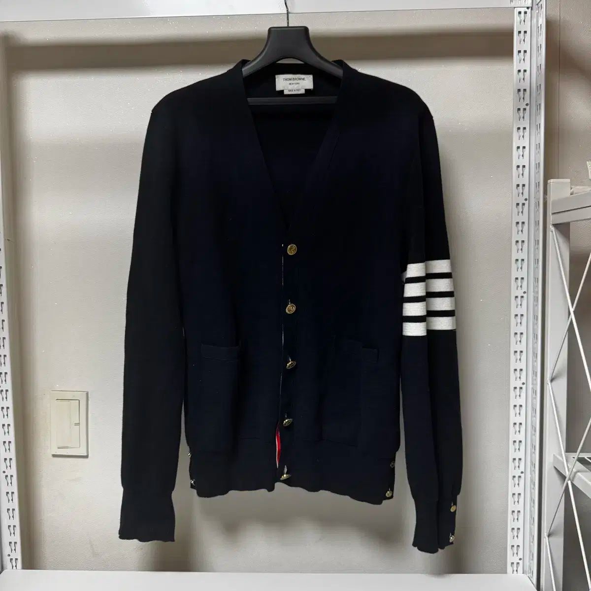 3 Thom Browne トム ブラウン ミラノステッチ ゴールド カーディガン