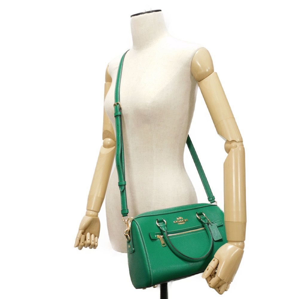 COACH コーチ ローアン サッチェル クロス グレイン カーフ 2WAY