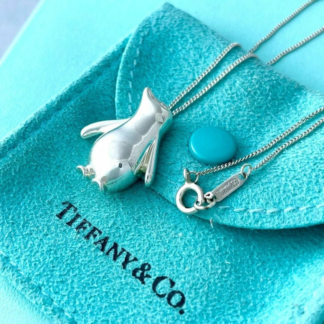 ティファニー ペンギン モチーフ ネックレス シルバー 925 S121fe