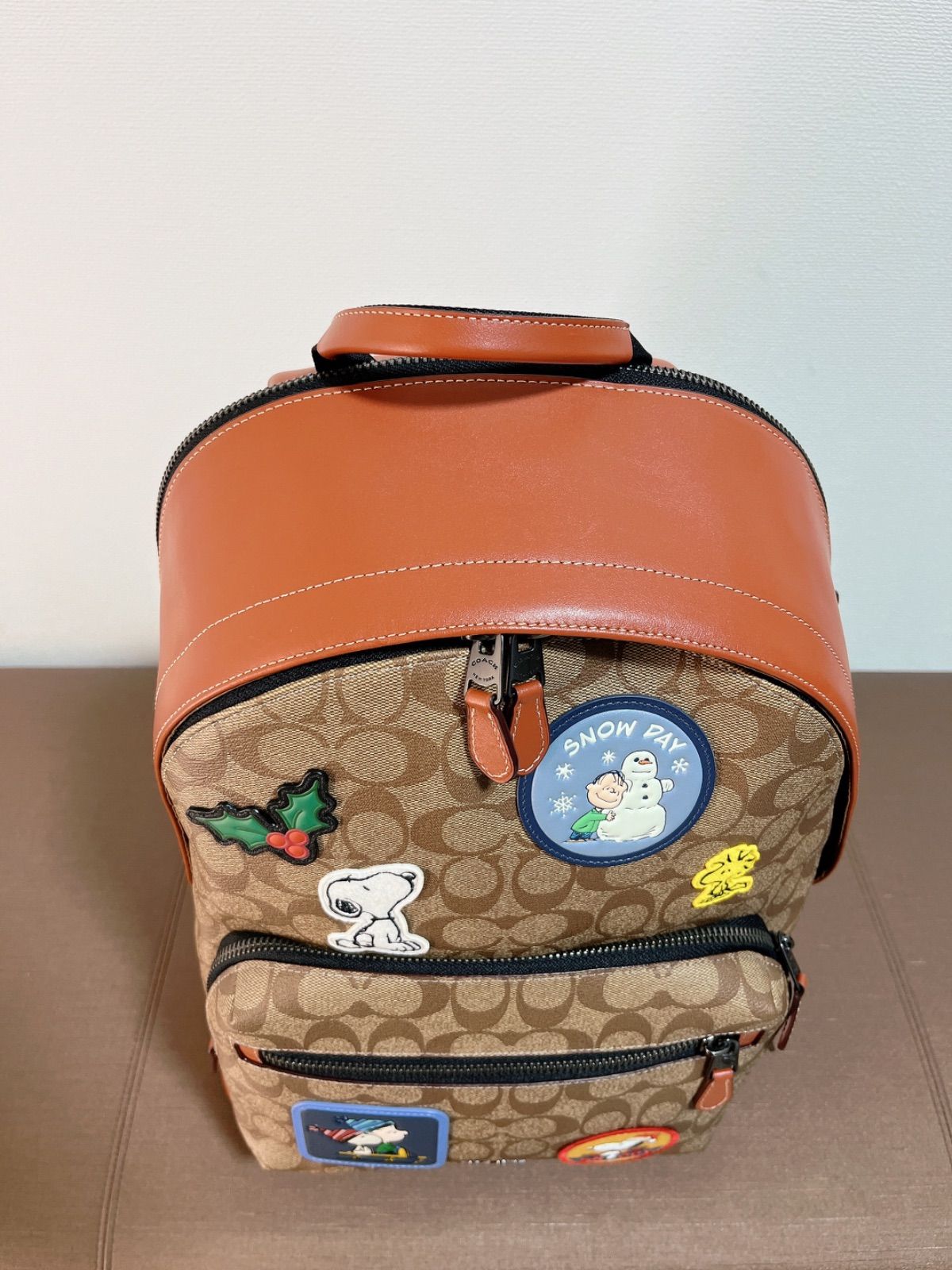 新品未使用品】COACH コーチ スヌーピー リュック ヴァー