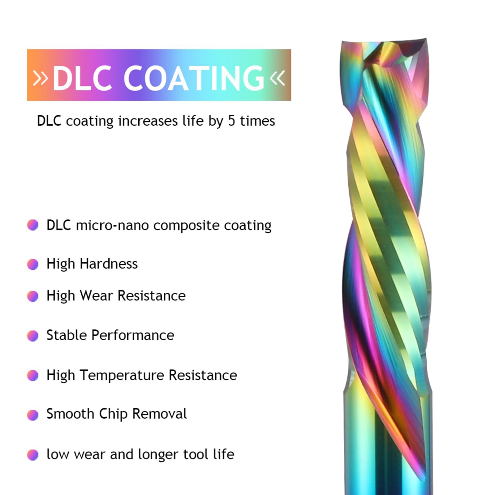 HOZLY木工フライス DLCコーティング