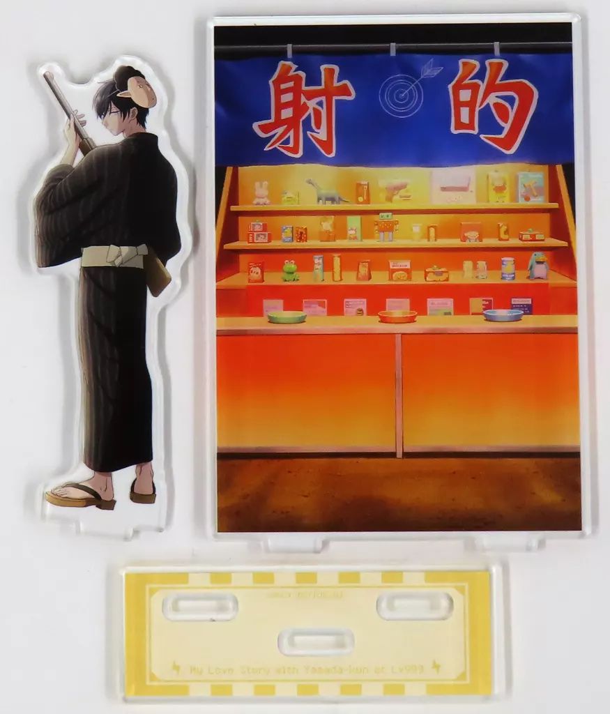 【限定SALE，定番】 【中古】アクリルスタンド・アクリルパネル [単品] 山田秋斗 描き下ろしアニメイラスト使用背景つきアクリルスタンド 「Blu-ray/DVD 山田くんとLv999の恋をする」 アニメイト全巻購入特典 アクリルスタンド
