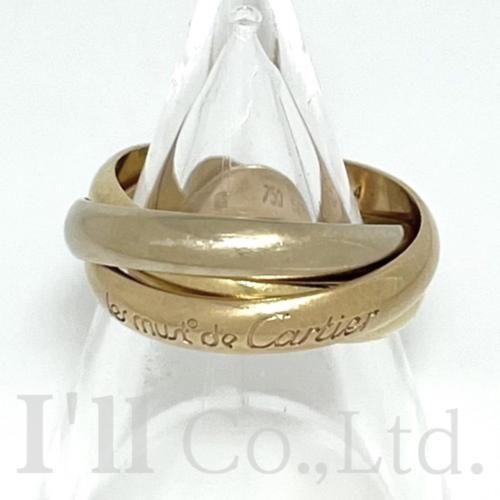 CARTIER カルティエ トリニティ リング 750YG 750WG 750PG ＃54  