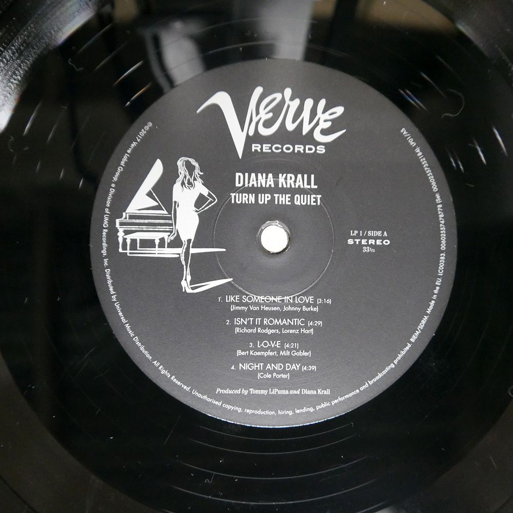 EU盤 DIANA KRALL/TURN UP THE QUIET/VERVE B002648001 LP