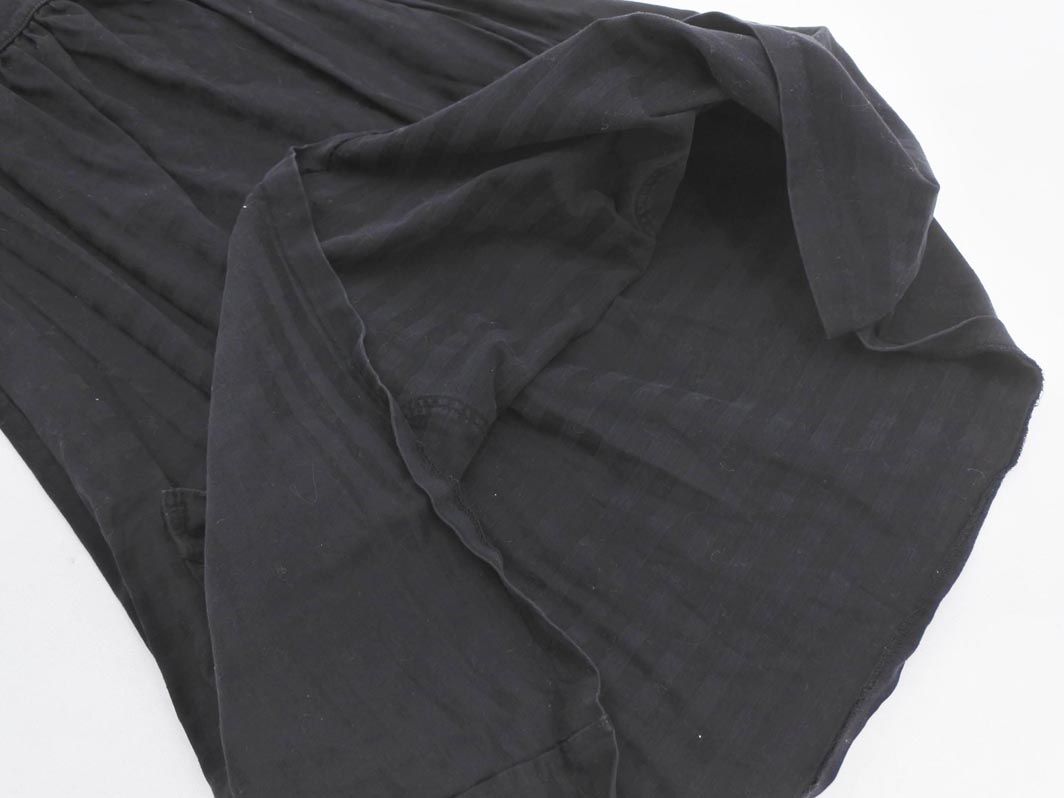 美品✨BURBERRY BLUE LABEL  ナポレオン　38 黒　プリーツ BURBERRY BLUE LABEL バーバリーブルーレーベル ベルト付き