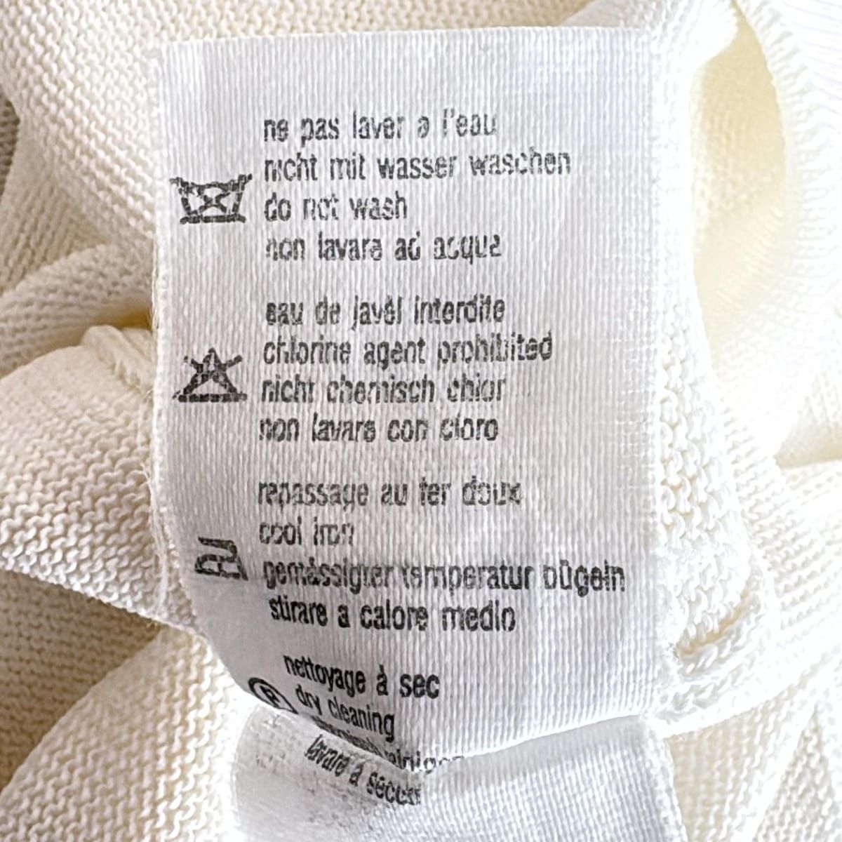 HERMES(エルメス) 長袖セーター サイズXS メンズ - アイボリー Vネック  