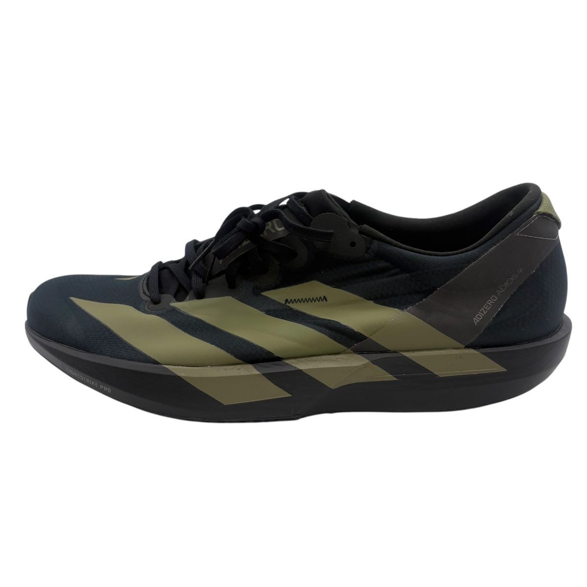 ♪0637 adidas アディダス アディゼロ ジャパン 9 ランニングシューズ JP6315 27.5cm ブラック オリーブ チャコール Adizero Japan 9 スニーカー