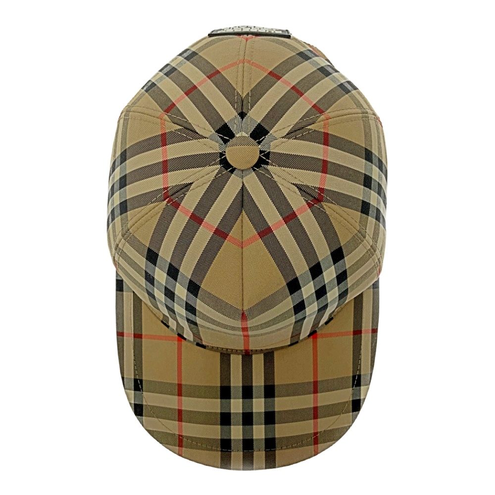 中古】BURBERRY バーバリー コットン ヴィンテージチェックキャップ