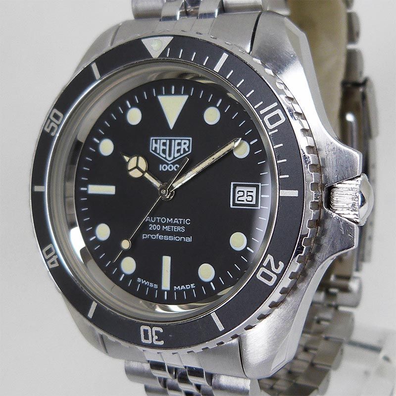 中古ホイヤー【HEUER】1000シリーズ 200プロフェッショナル ブラック OH済 - メルカリ