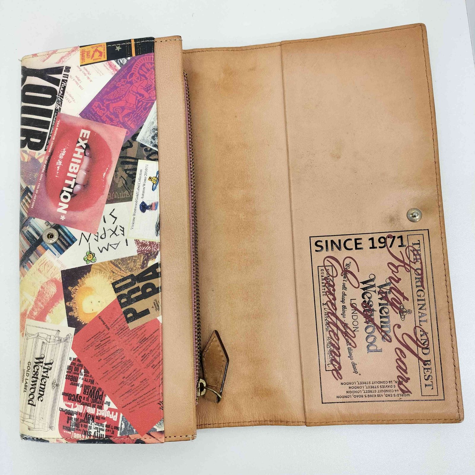 【新品未使用】Vivienne Westwood コラージュ長財布　展示会限定 ヴィヴィアンウエストウッド Vivienne Westwood Exhibition 展示