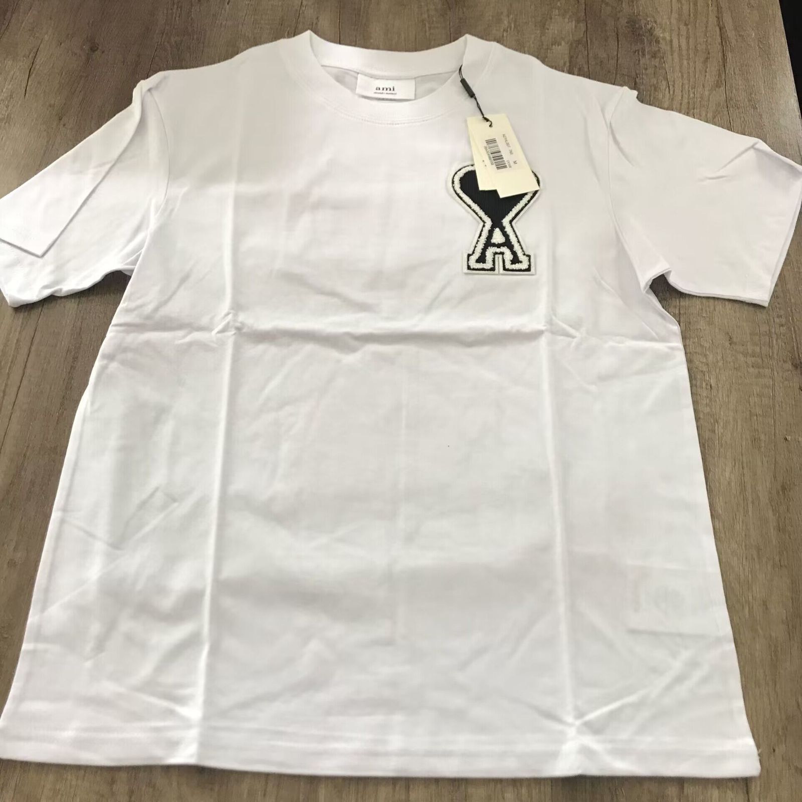 新品未使用 男女兼用 AmiParis アミパリス 半袖 Tシャツ ホワイト 