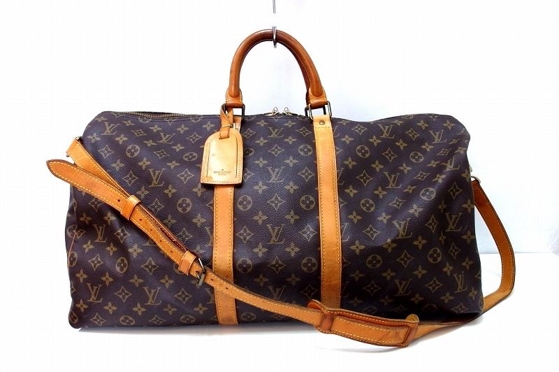 222311 LOUIS VUITTON ルイヴィトン キーポル･バンドリエール 55 マルティエ刻印 ボストンバッグ M41414 モノグラム
